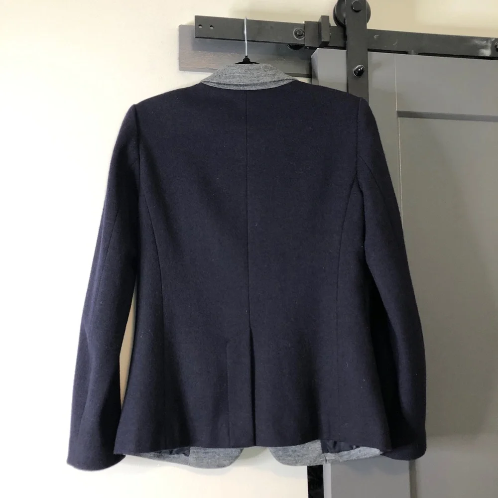 J. Crew Women’s Navy/Grey Blazer Size 6